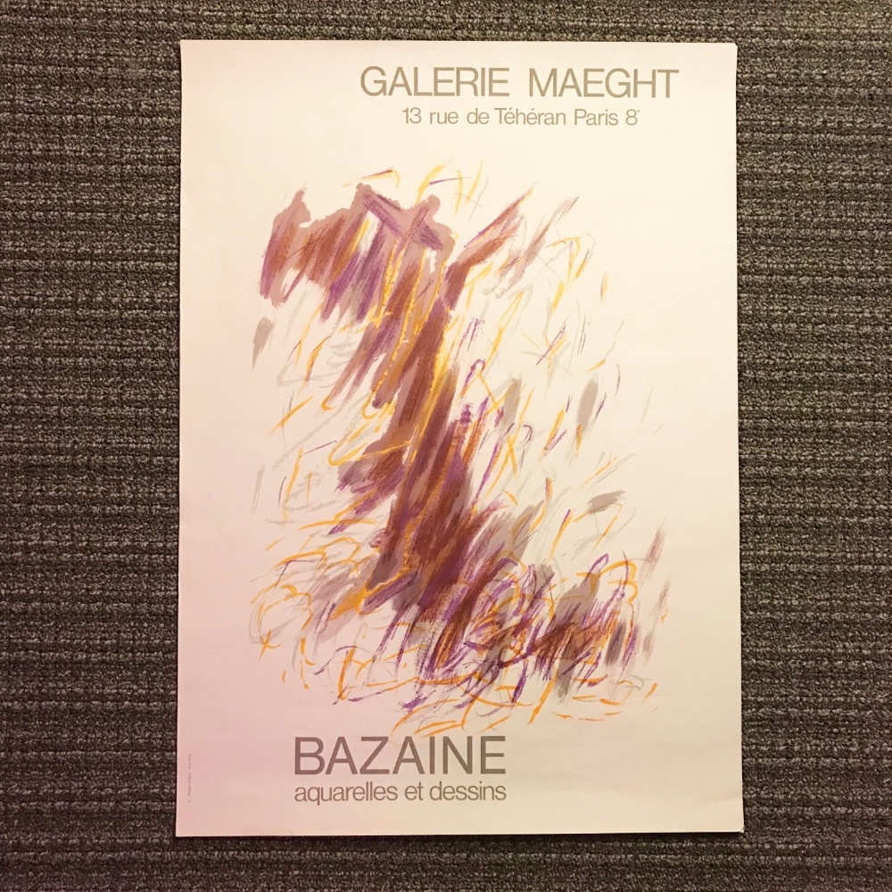 Bazaine Galerie Maeght Abstract Art Lithograph